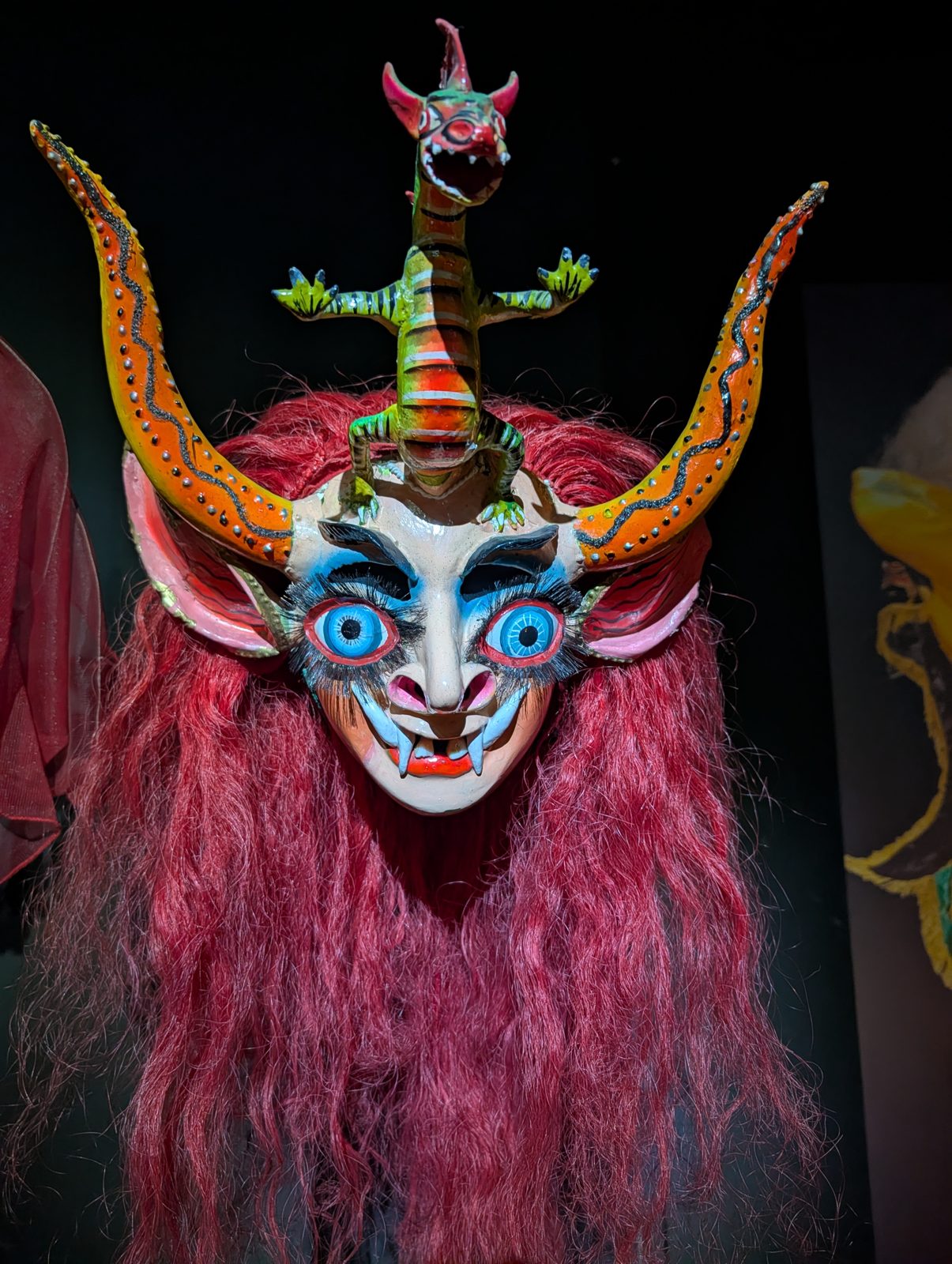More devil. The horns are the point.