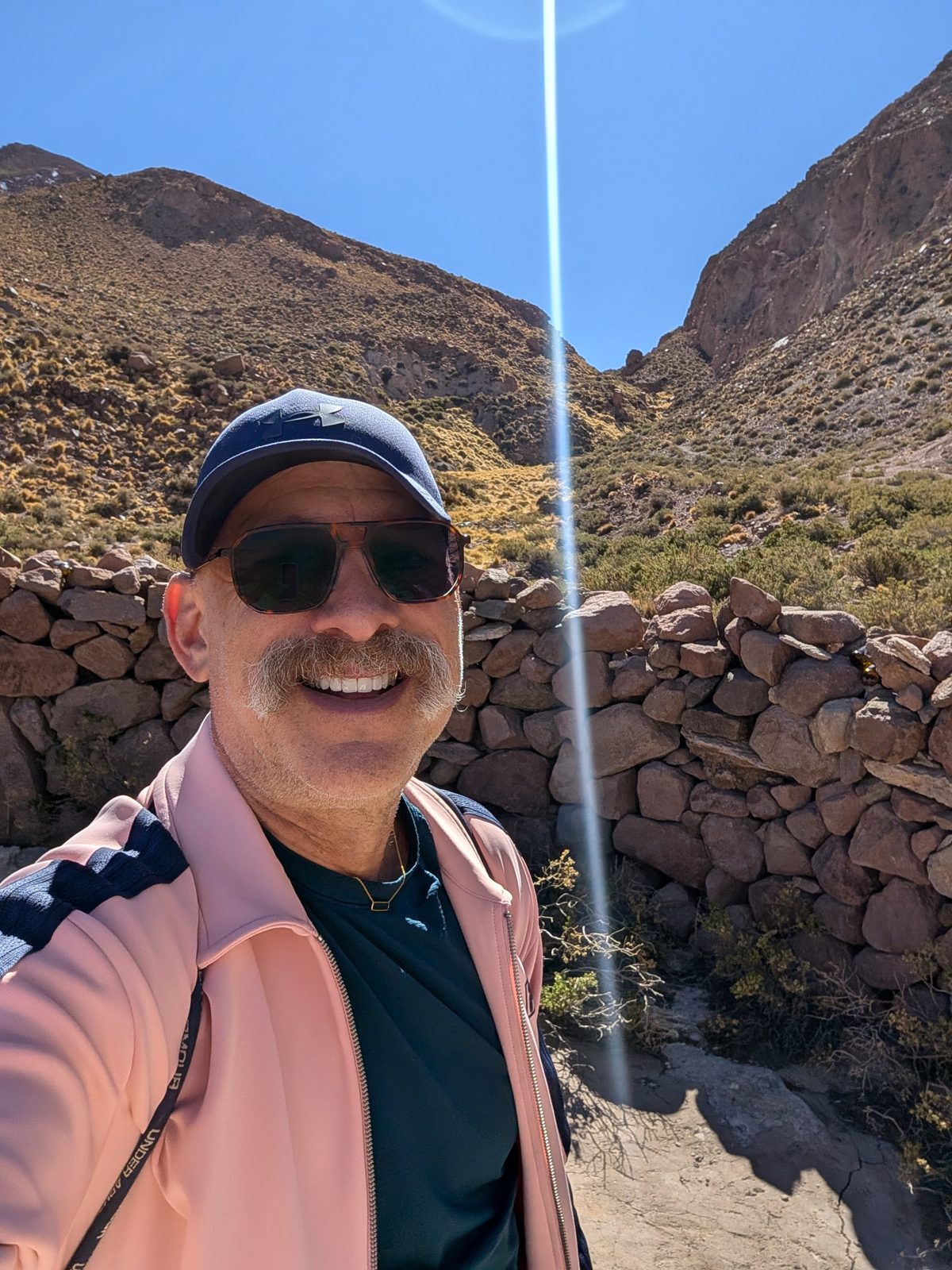 Puritama canyon, starting down.