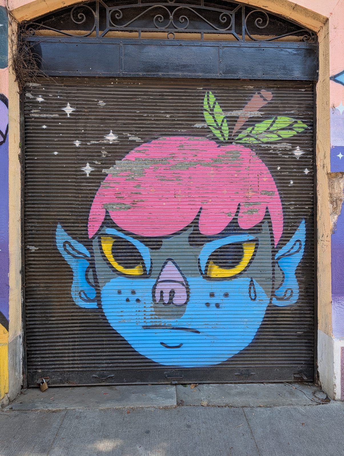 Shutter art, which is the gallery after the shops close.